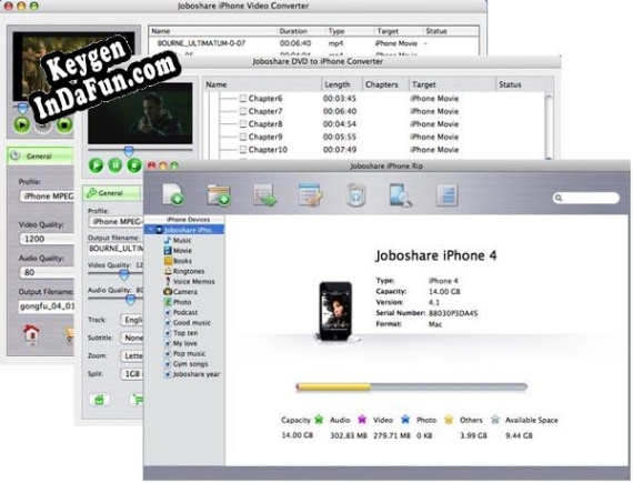 Free key for Joboshare iPhone Mate for Mac