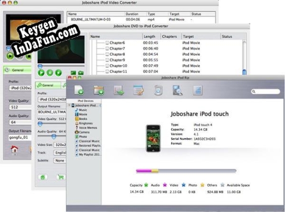 Joboshare iPod Mate for Mac activation key