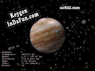 Jupiter 3D ScreenSaver activation key