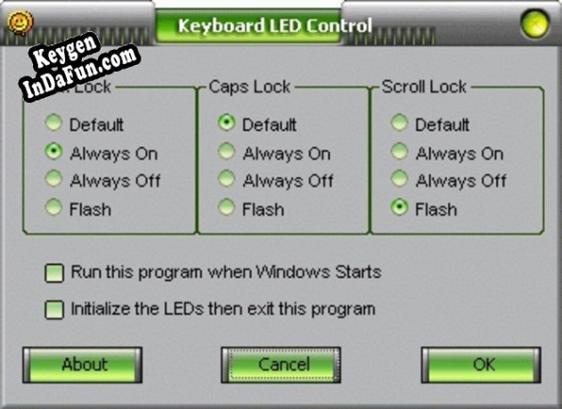 Keyboard LED Control activation key