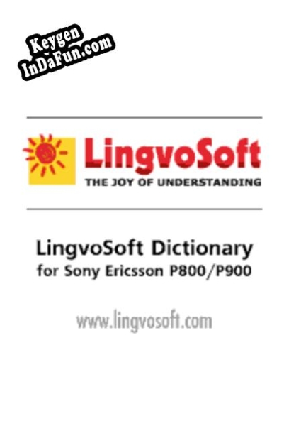 LingvoSoft Dictionary English  German for Sony Ericsson P800/P900 activation key