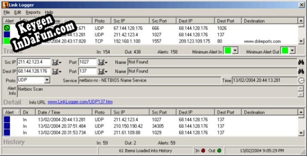 Link Logger - Zywall 3.62 Key generator