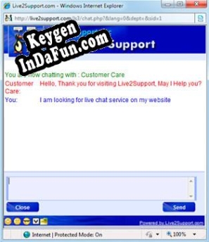 Key for Live Chat Software for Customer Support