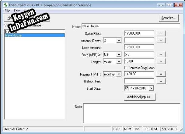 LoanExpert Plus Key generator