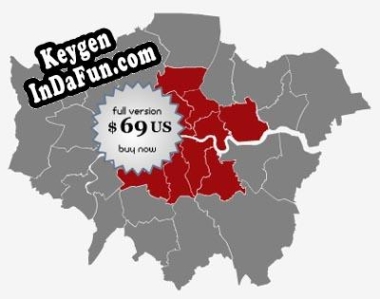 Locator Map of the London Boroughs key free