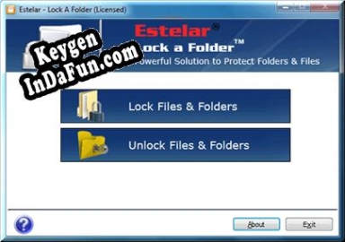 Lock A Folder key generator