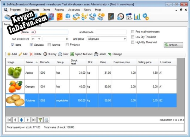 LoMag Inventory Management activation key