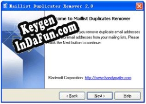 Key for Maillist Duplicates Remover