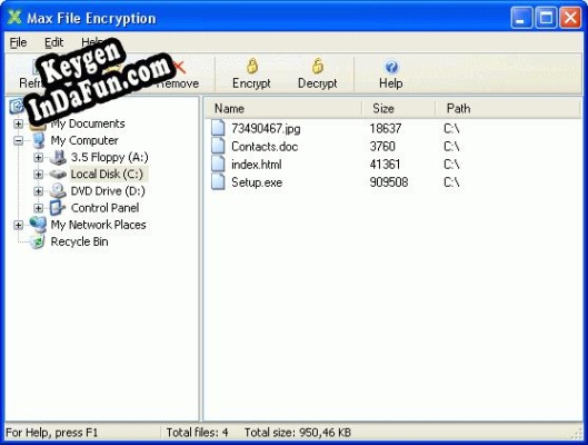 Activation key for Max File Encryption
