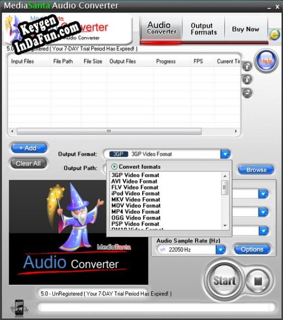 Key generator (keygen) MediaSanta Audio Converter