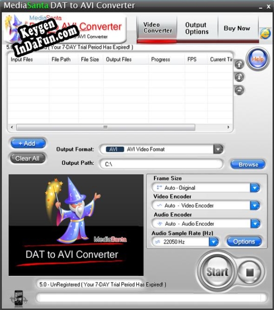 MediaSanta DAT to AVI Converter activation key