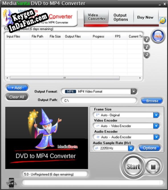 Key generator for MediaSanta DVD to MP4 Converter