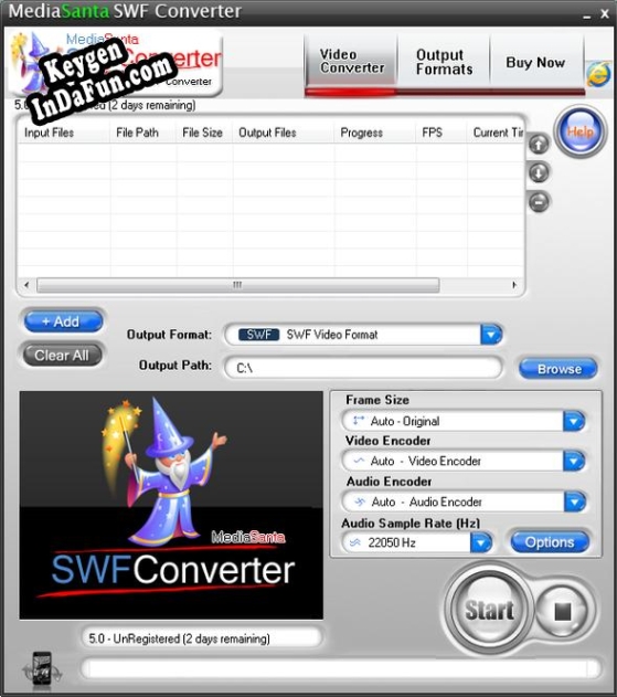 Key generator (keygen) MediaSanta SWF Converter