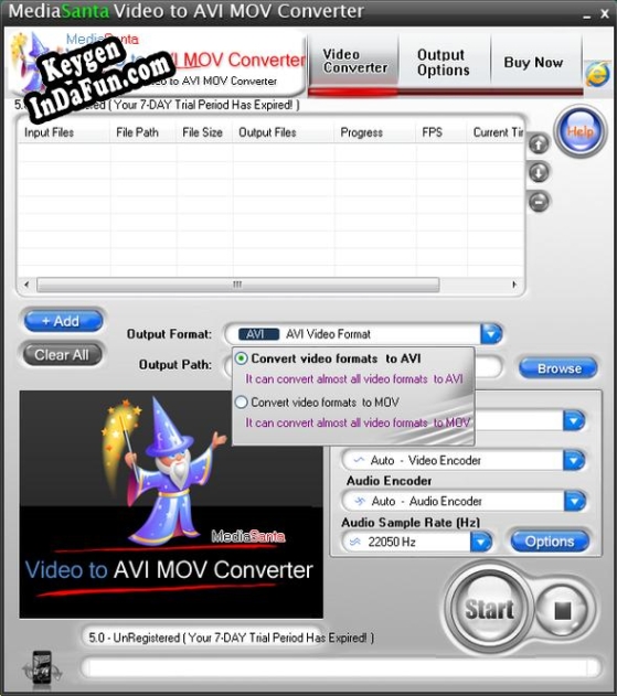 Key for MediaSanta Video to AVI MOV Converter