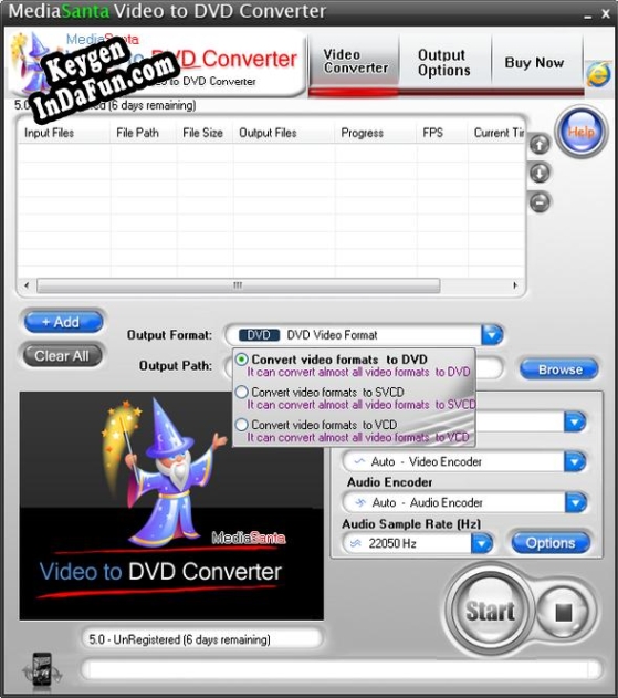 Key generator for MediaSanta Video to DVD Converter