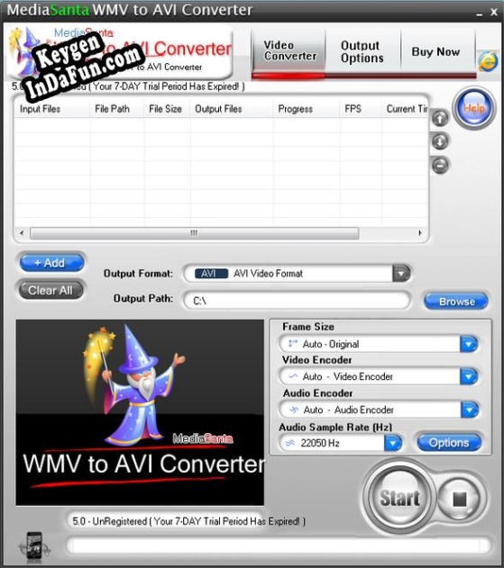 MediaSanta WMV to AVI Converter Key generator
