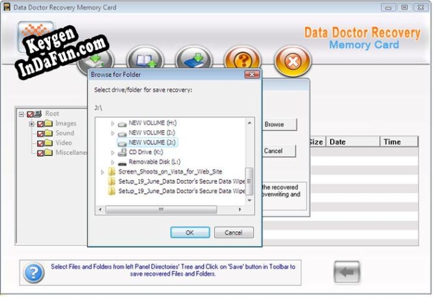 Registration key for the program Memory Card Data Repair Tool