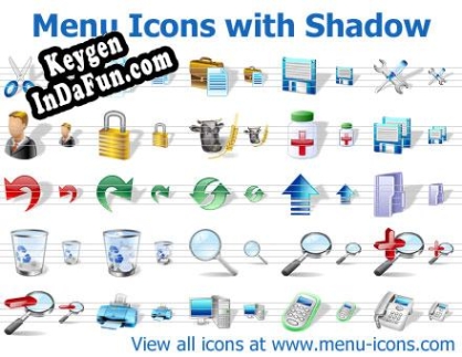 Menu Icons with Shadow serial number generator