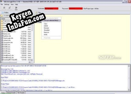 Microcrypt Pro - File Encryption Key generator