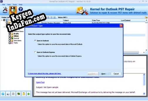 Microsoft Outlook Recovery serial number generator