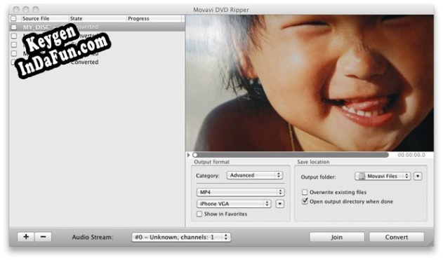 Movavi DVD Ripper for Mac serial number generator