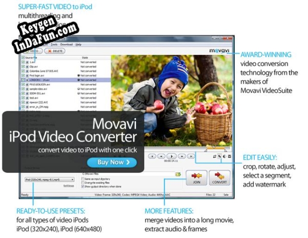 Movavi iPod Video Converter key free