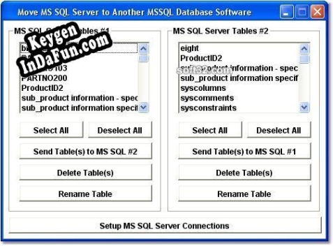 Move MS SQL Server to Another MSSQL Database Software key generator