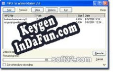 Key for MP3 To Wave Maker Plus