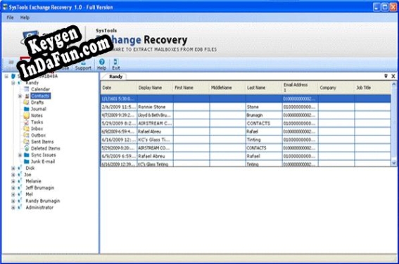 MS Exchange EDB to PST key free