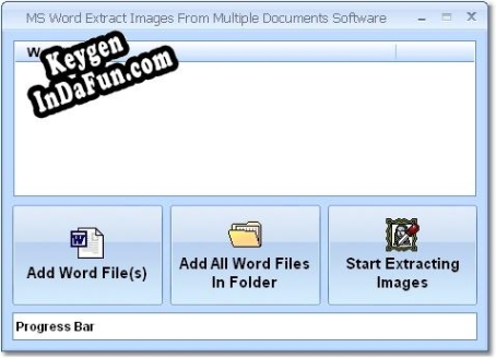 Activation key for MS Word Extract Images From Multiple Documents Software