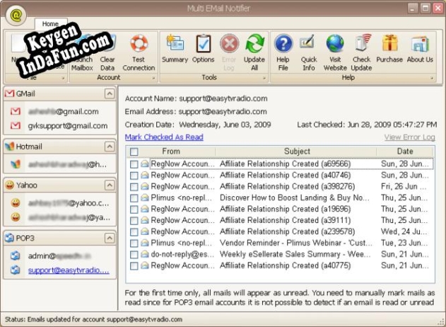Multi Email Notifier activation key