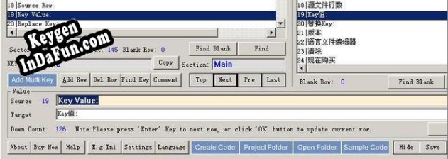 Registration key for the program Multi Language Editor