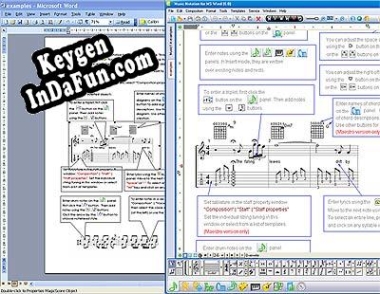 Key generator (keygen) Music Making in MS Word