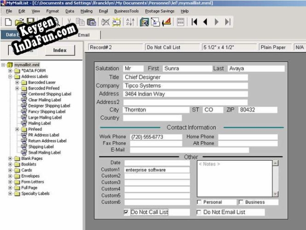 MyMaillist Deluxe key generator