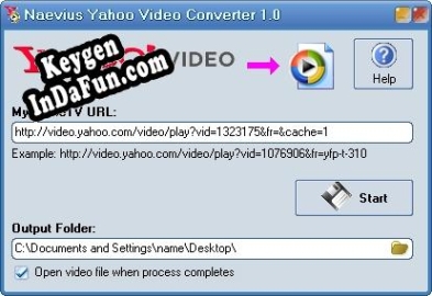 Activation key for Naevius Yahoo Video Converter