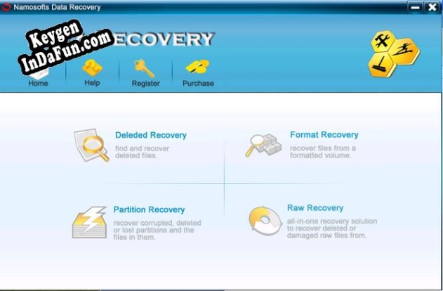 Namosofts Data Recovery activation key