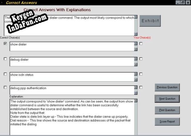 Free key for Network+ practice tests from SimulationExams.com