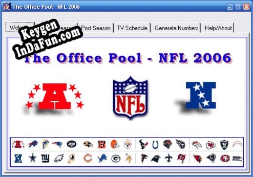 NFL Office Pool key generator