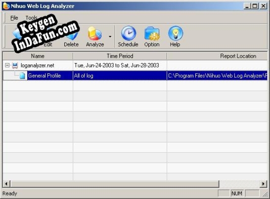 Nihuo Web Log Analyzer for Windows Key generator