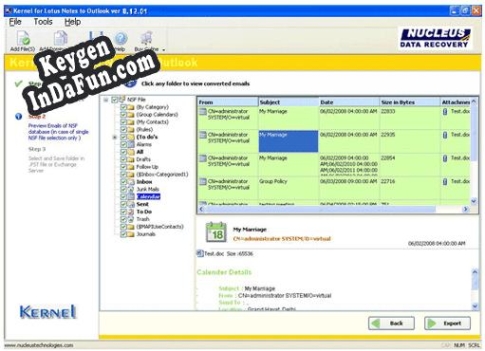 Notes to Outlook Conversion Key generator