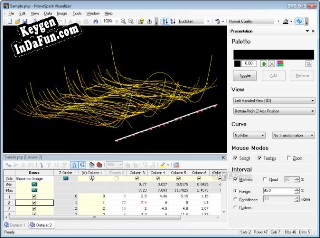 NovoSpark Visualizer key generator