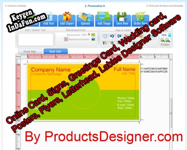 Online Card Designer Software serial number generator