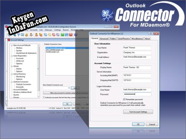 Activation key for Outlook Connector for MDaemon