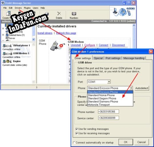 Activation key for Ozeki Message Server