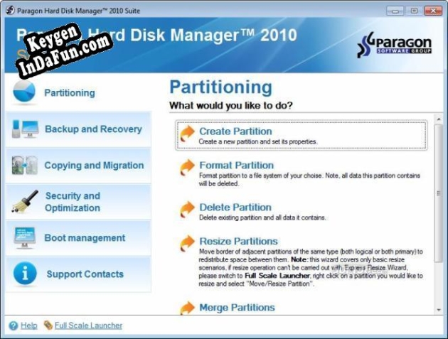 Paragon Hard Disk Manager Suite (64 bit) Key generator