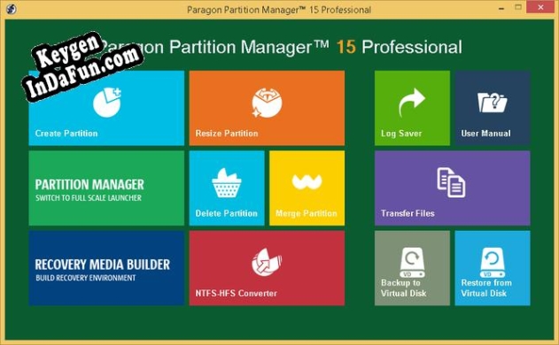 Paragon Partition Manager Professional key generator