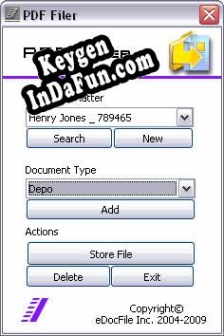 Key generator (keygen) PDF Filer III V