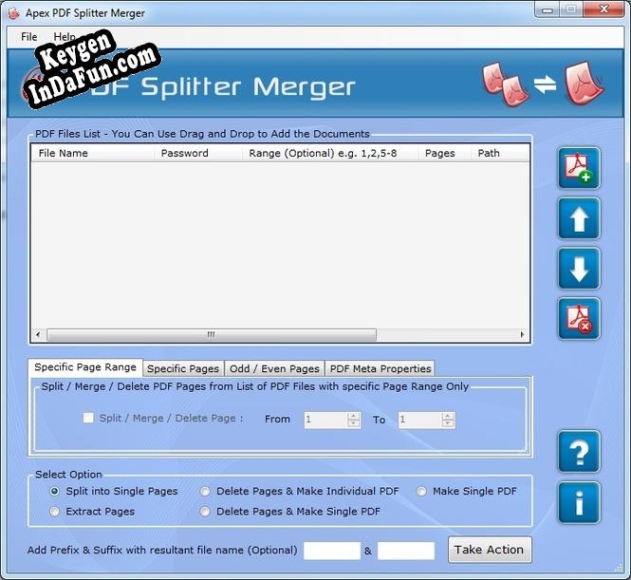 PDF Joiner and Splitter key free