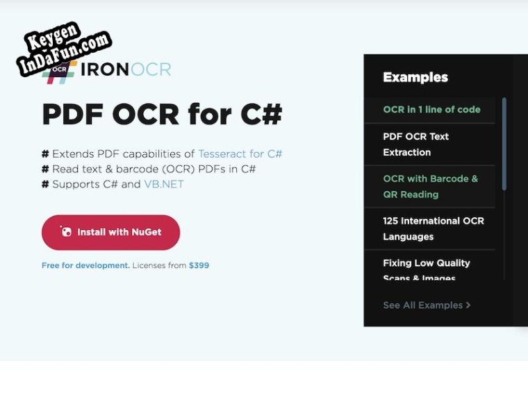 Pdf Ocr for CSharp key free