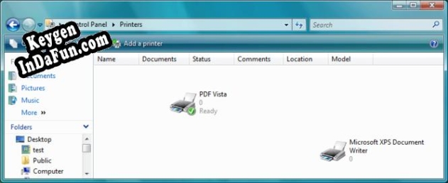 Free key for PDF Vista